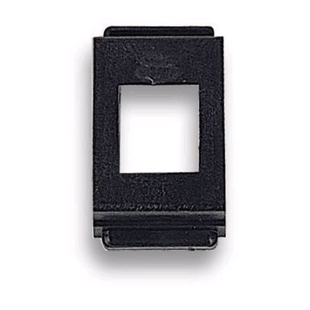 Adattatore frutti rj45 per placca ticino living nero