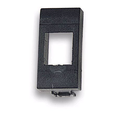 Adattatore frutti rj45 ticino international nero