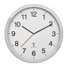 orologio da parete tfa dostmann radiocomandato 400mmx50mmx400mm argento/bianco[60.3545.02]