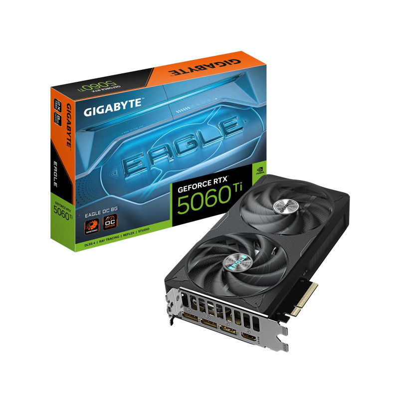 scheda video nvidia gigabyte geforce rtx 5060 ti 8gb eagle oc [gv-n506teagle