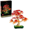 set di costruzione lego icons 10348 botanicals bonsai di acero rosso