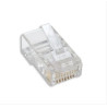 Confezione 100 plug rj45 utp per categoria 6 cavo flessibile