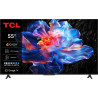 tv led 55'' tcl 55p61k 4k uhd 3840x2160p classe e nero [55p61k]