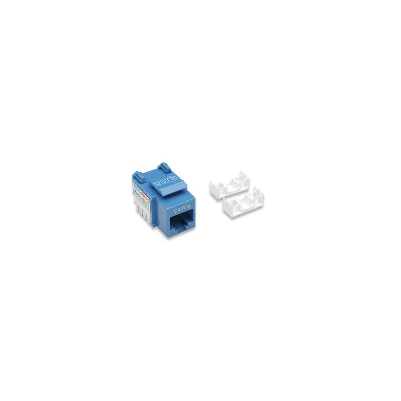 Frutto keystone rj45 c5e utp blu