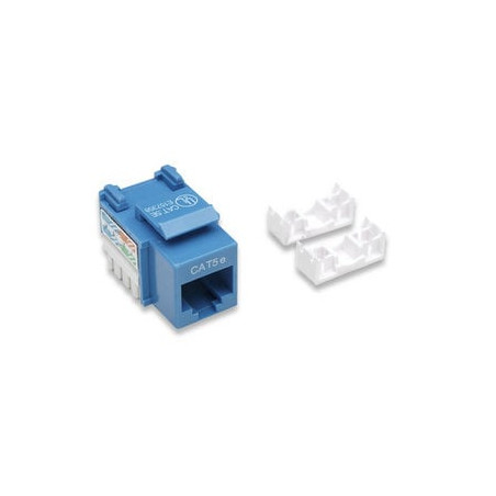 Frutto keystone rj45 c5e utp blu