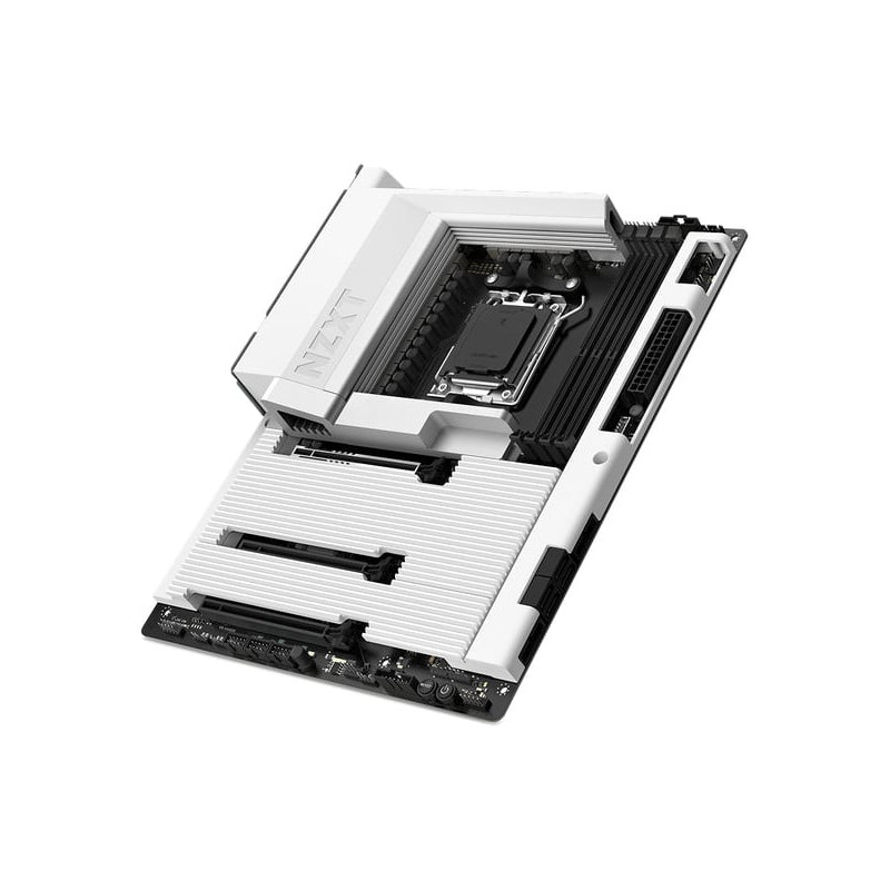 scheda madre amd nzxt n7 b850 am5 atx 4x ddr5 bianco [n7-b85xt-w1]