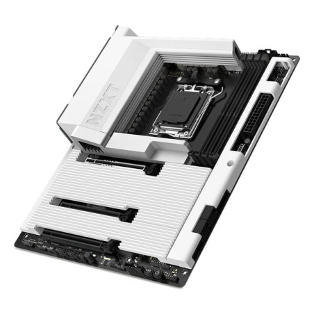 scheda madre amd nzxt n7 b850 am5 atx 4x ddr5 bianco [n7-b85xt-w1]
