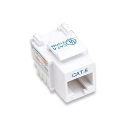 Frutto keystone rj45 cat.6 utp non schermato bianco