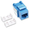 Frutto keystone rj45 cat.6 utp non schermato blu