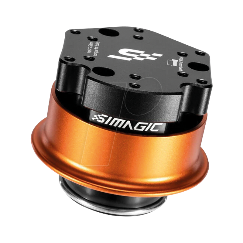 adattatore a sgancio rapido simagic evo terze parti nero/arancione