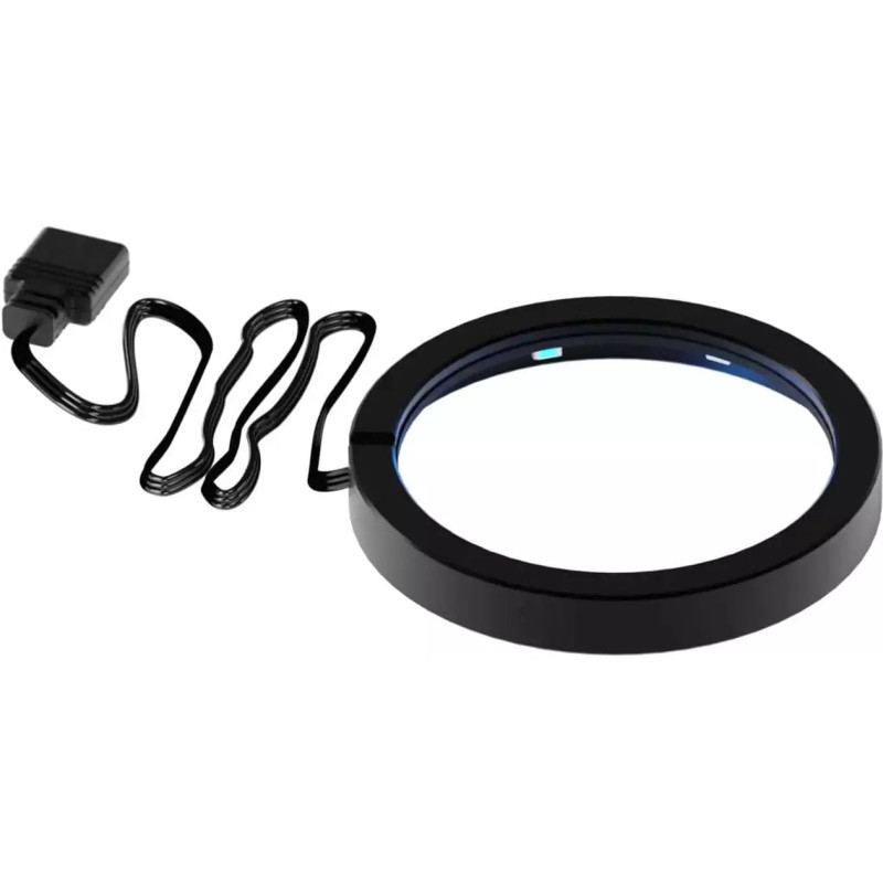 anello singularity protium 3.0 argb acetale nero/trasparente