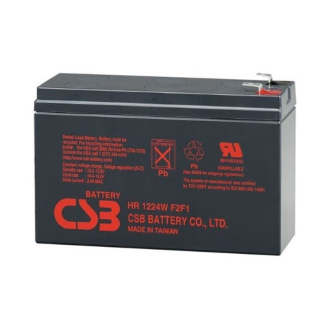 batteria ricaricabile csb 12v/5.8ah nero [azcsbuayhrl1225]