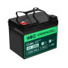 batteria green cell agm vrla 12v 33ah ip54 nero [azgceuay12v33aj]