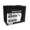 batteria green cell agm vrla 12v 55ah ip54 nero [azgceuay12v55aj]