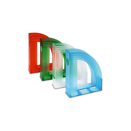 Portariviste fellowes e803 verde trasparebte modula [e803-tv]