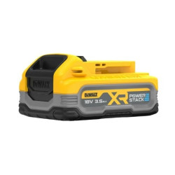 batteria dewalt powerstack dcbp318 xr li-ion 18v 3.5ah nero/nero
