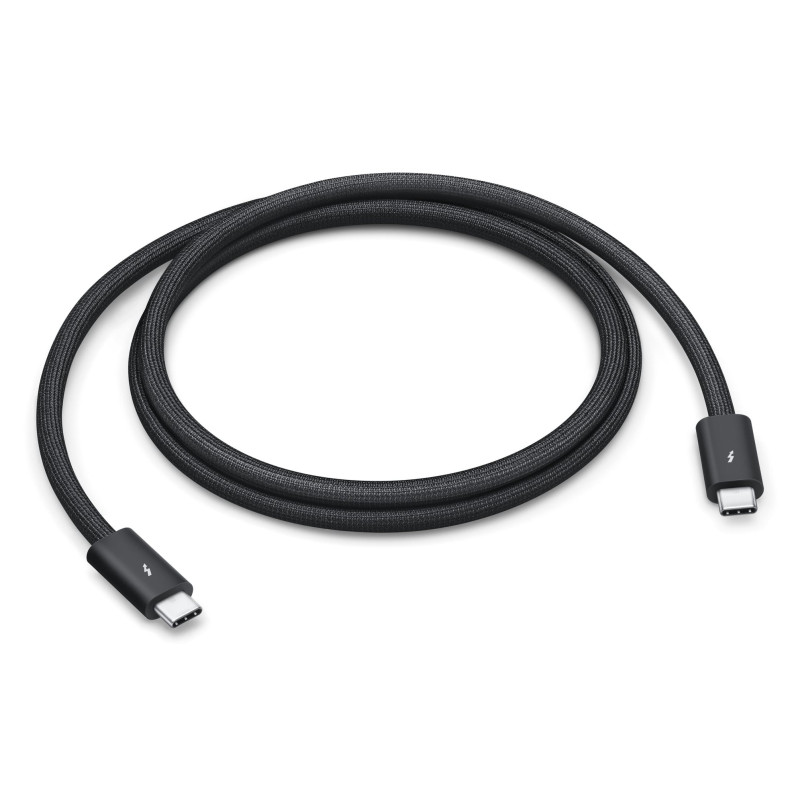 cavo apple thunderbolt 5 pro usb-c 1m rivestito 240w nero [mdw94zm/a]