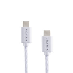 cavo adata usb-c a usb-c usb 2.0 2m bianco [cacc-200pn-wh]