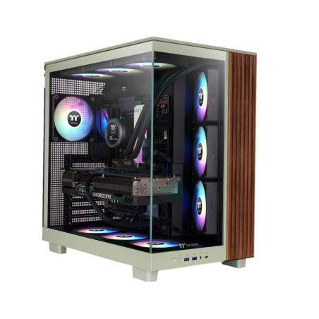 case thermaltake view 380 xl ws argb midi-tower atx verde chiaro