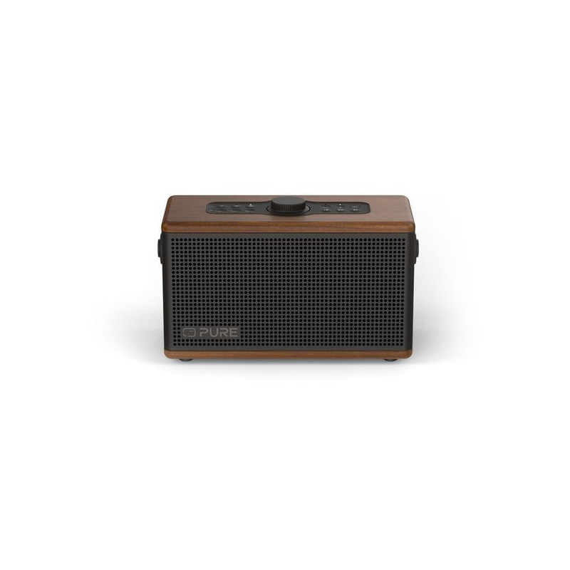 altoparlante portatile pure classic aura wireless/bluetooth marrone