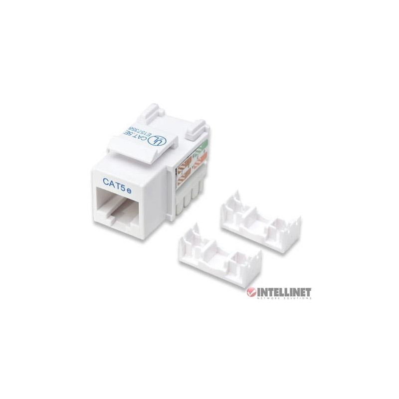 Frutto keystone rj45 cat5e utp bianco