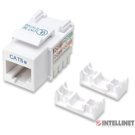 Frutto keystone rj45 cat5e utp bianco