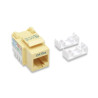 Frutto keystone rj45 cat5e utp giallo