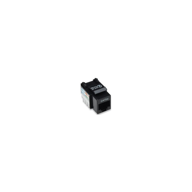 Frutto keystone rj45 cat5e utp nero