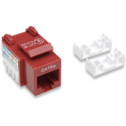 Frutto keystone rj45 cat5e utp rosso