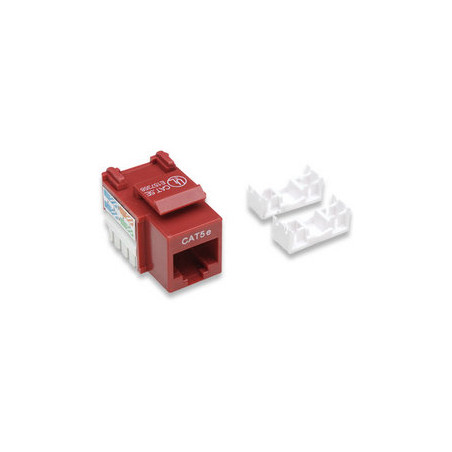 Frutto keystone rj45 cat5e utp rosso