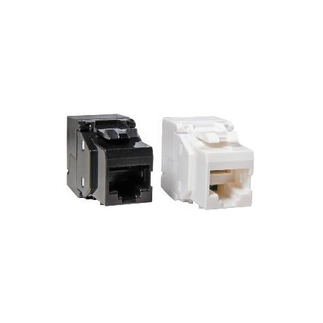 Frutto keystone rj45 utp cat. 6 nero toolfree