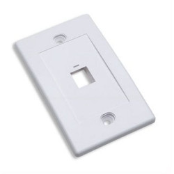 Placca porta frutti 1 posto mod. 503 bianco