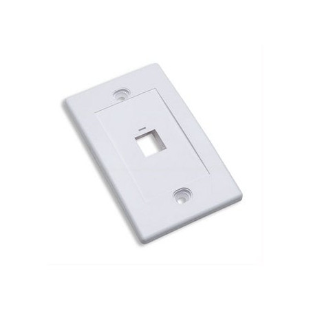 Placca porta frutti 1 posto mod. 503 bianco
