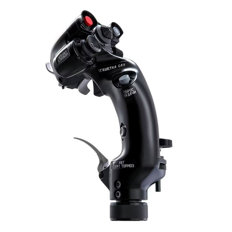 impugnatura virpil controls flnkr per simulatore di volo nero