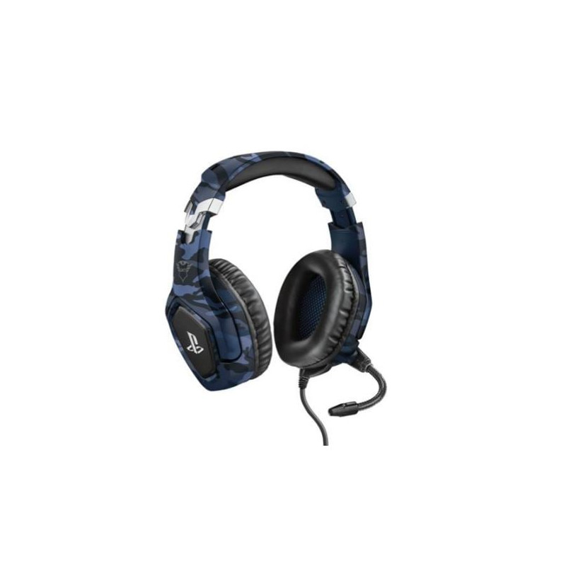 cuffie da gaming trust gxt488 forze ps4 nero/blu [23532]