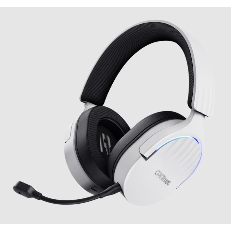 cuffie da gaming trust gxt491w fayzo wireless bianco [25304]