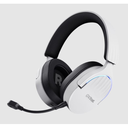 cuffie da gaming trust gxt491w fayzo wireless bianco [25304]