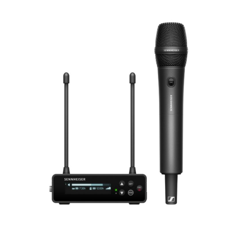 sistema microfonico sennheiser wireless 607mhz nero [ew-dp 835