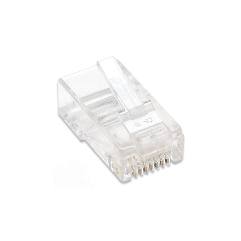 Plug cat. 5e rj45 per cavo utp rigido