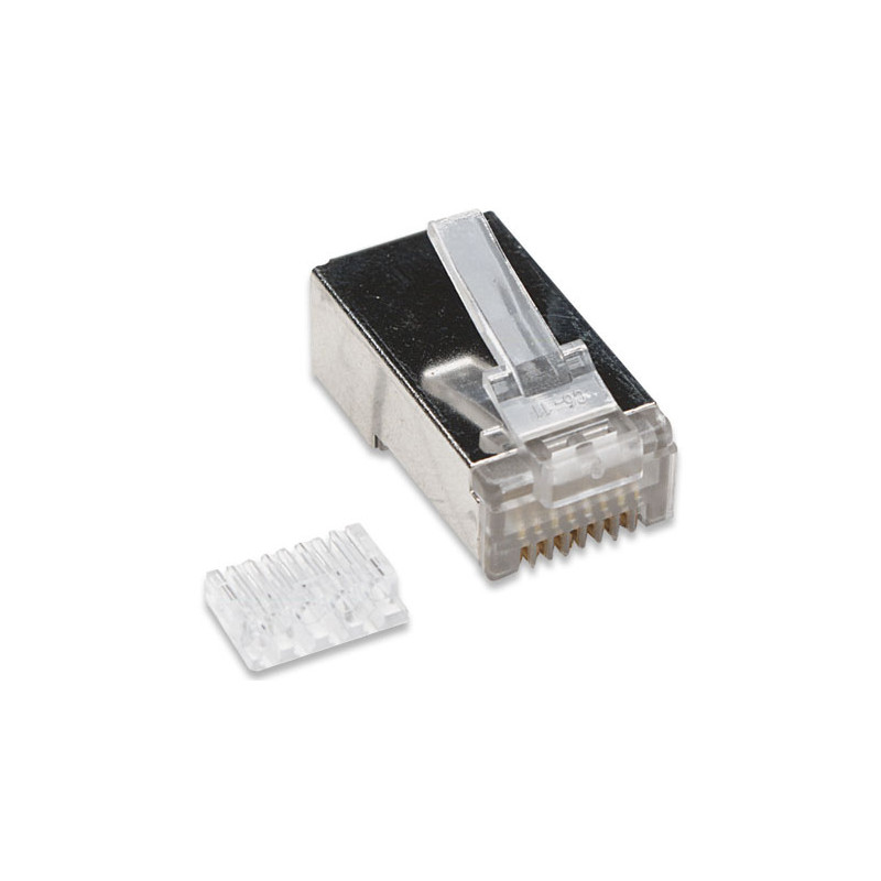 Plug cat. 6 rj45 per cavo stp cat. 6