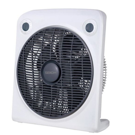 ventilatore da tavolo sekom sbr30 50w bianco/grigio [sbr30]