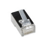 Plug per cat. 5, 6, 7 stp con copriconnettore - 10 pezzi