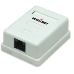 Prese a muro 1 porta rj45 cat5e utp (frutto incluso)