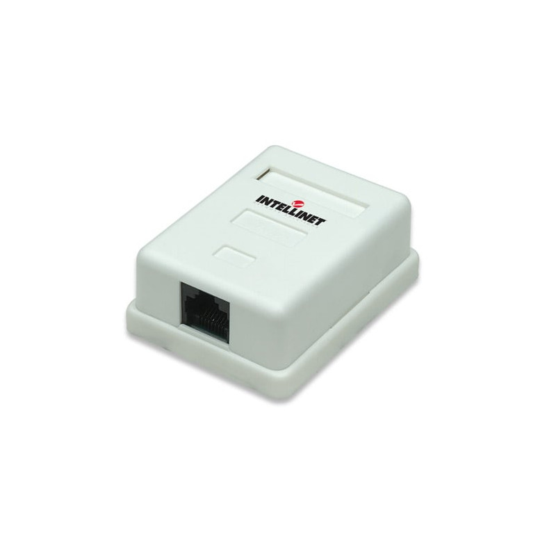 Prese a muro 1 porta rj45 cat5e utp (frutto incluso)