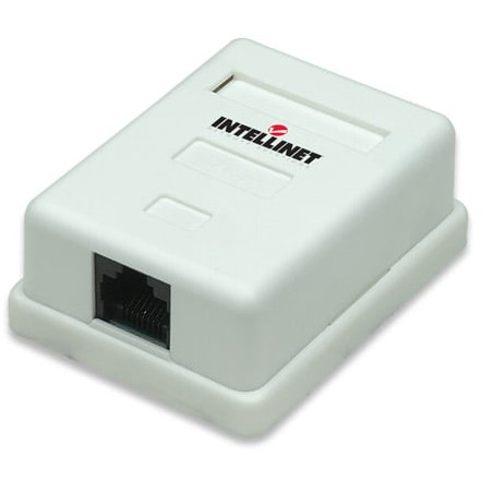 Prese a muro 1 porta rj45 cat5e utp (frutto incluso)