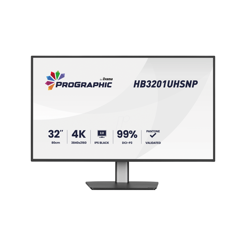 monitor led 32 iiyama prographic ips 4k ultra hd 3840x2160/4ms/f/nero