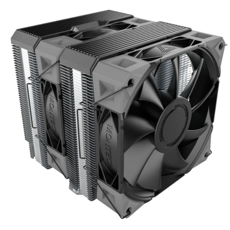 dissipatore cpu a ventola montech nx600 120mm nero [nx600 (b)]