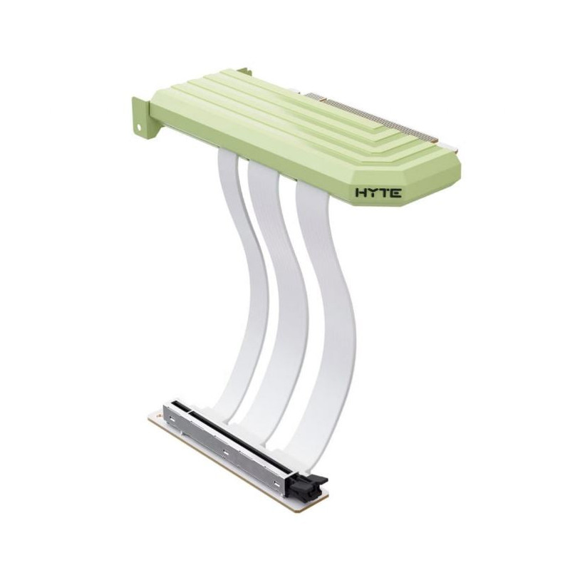 cavo di prolunga hyte riser pcie 5.0 20cm verde/bianco [acc-hyte-pcie50-mm]