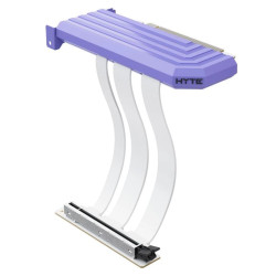 cavo di prolunga hyte riser pcie 5.0 20cm viola/bianco [acc-hyte-pcie50-tm]