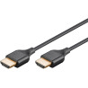 cavo goobay slim hdmi tipo a 4k 60hz 3m nero [75295]
